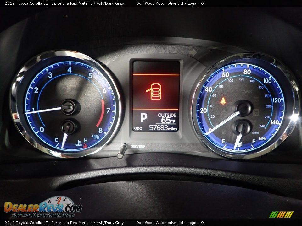2019 Toyota Corolla LE Barcelona Red Metallic / Ash/Dark Gray Photo #21