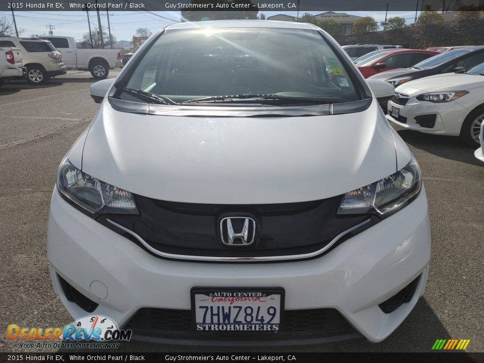 2015 Honda Fit EX White Orchid Pearl / Black Photo #2