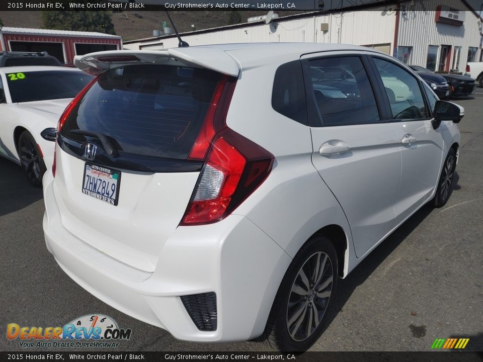 2015 Honda Fit EX White Orchid Pearl / Black Photo #8