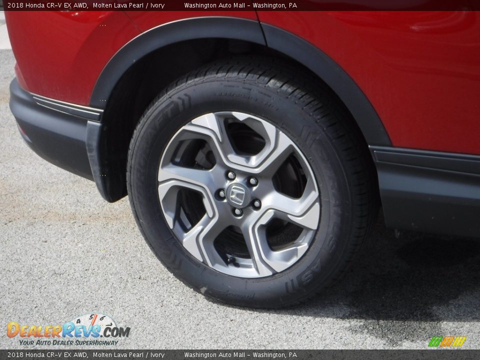 2018 Honda CR-V EX AWD Molten Lava Pearl / Ivory Photo #4