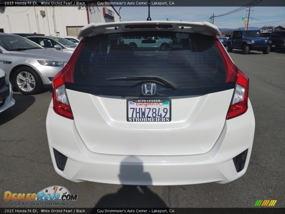 2015 Honda Fit EX White Orchid Pearl / Black Photo #9