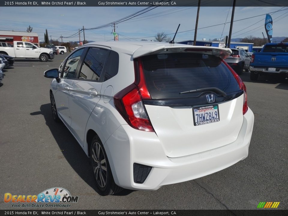 2015 Honda Fit EX White Orchid Pearl / Black Photo #10