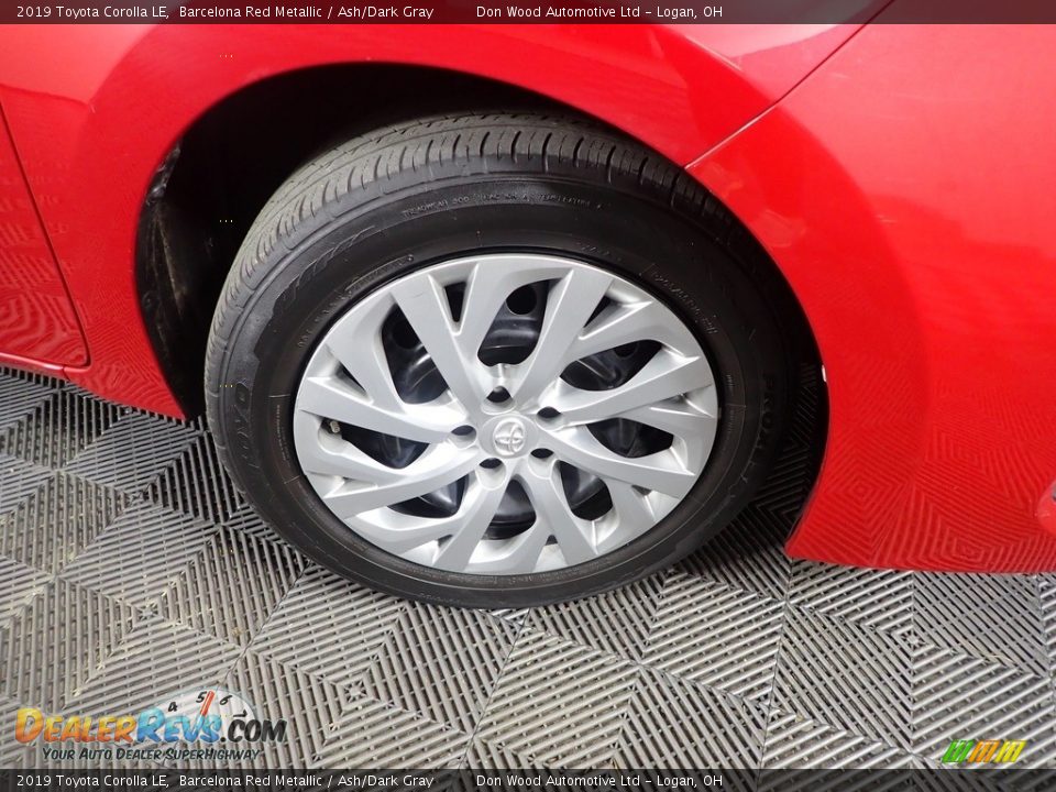 2019 Toyota Corolla LE Barcelona Red Metallic / Ash/Dark Gray Photo #33