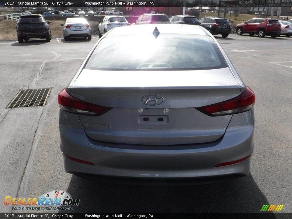 2017 Hyundai Elantra SE Gray / Gray Photo #7