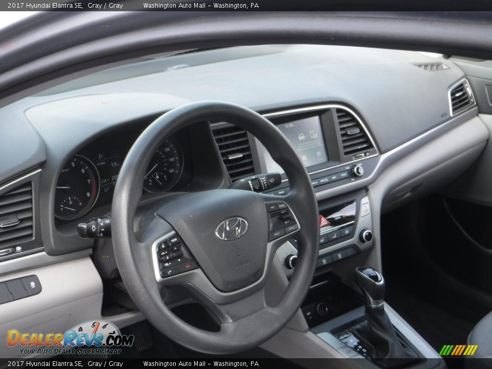 2017 Hyundai Elantra SE Gray / Gray Photo #9