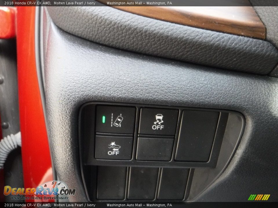 2018 Honda CR-V EX AWD Molten Lava Pearl / Ivory Photo #15
