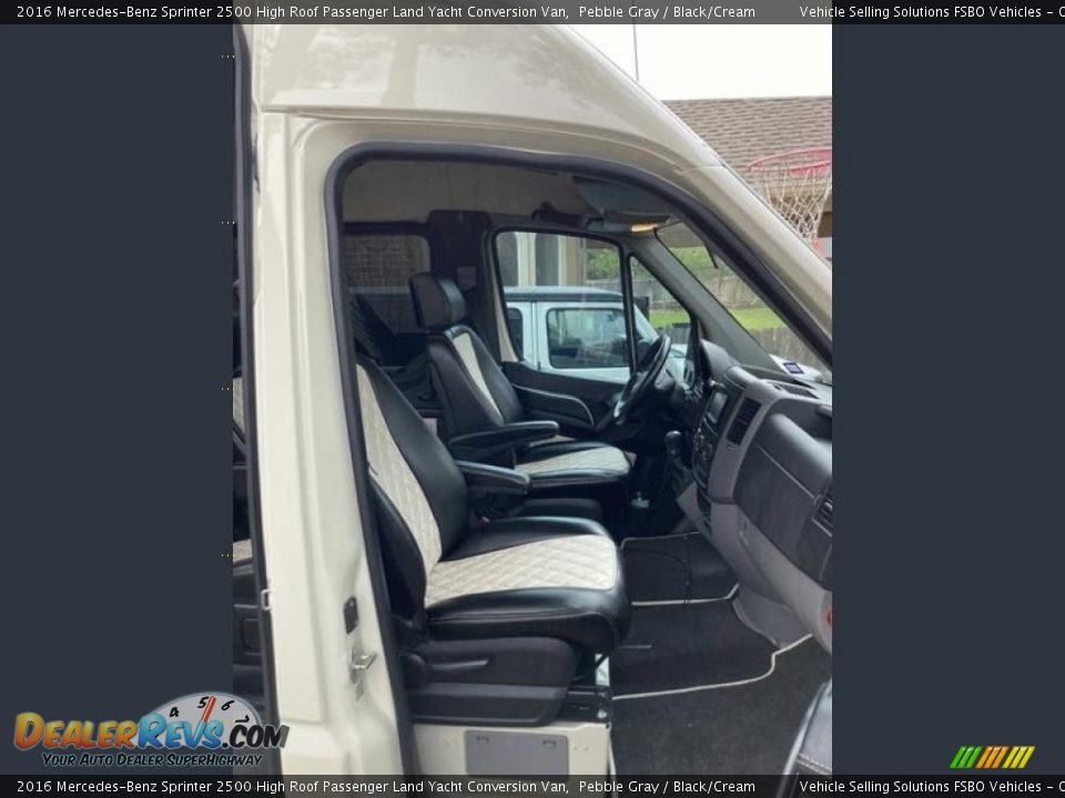 Front Seat of 2016 Mercedes-Benz Sprinter 2500 High Roof Passenger Land Yacht Conversion Van Photo #2