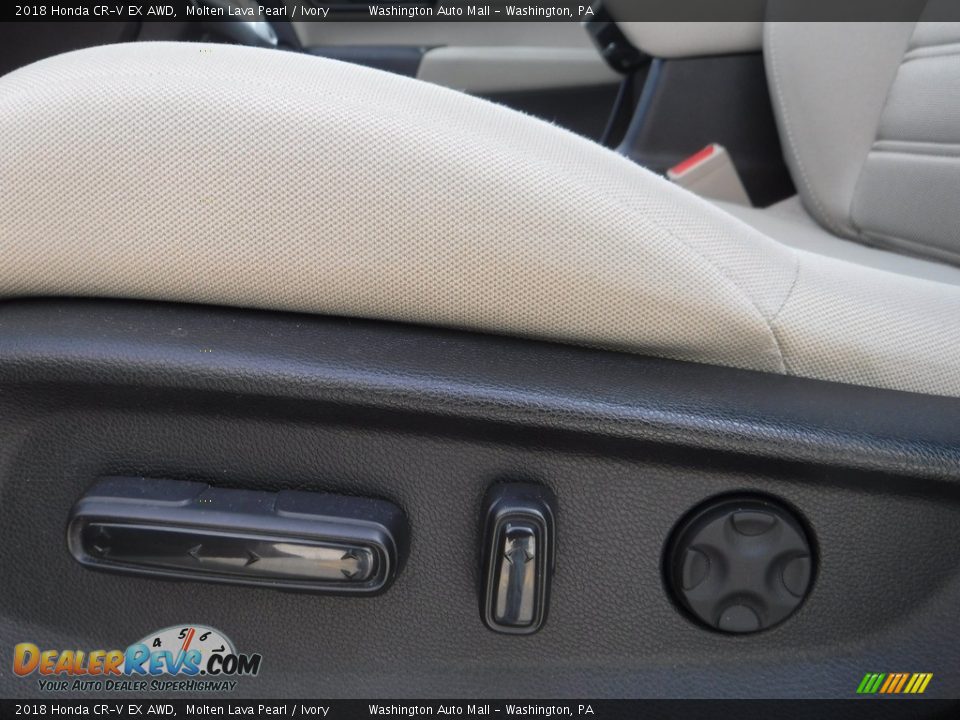2018 Honda CR-V EX AWD Molten Lava Pearl / Ivory Photo #17