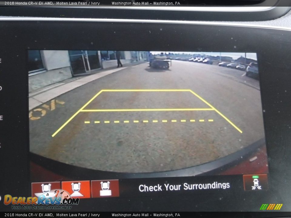 2018 Honda CR-V EX AWD Molten Lava Pearl / Ivory Photo #19