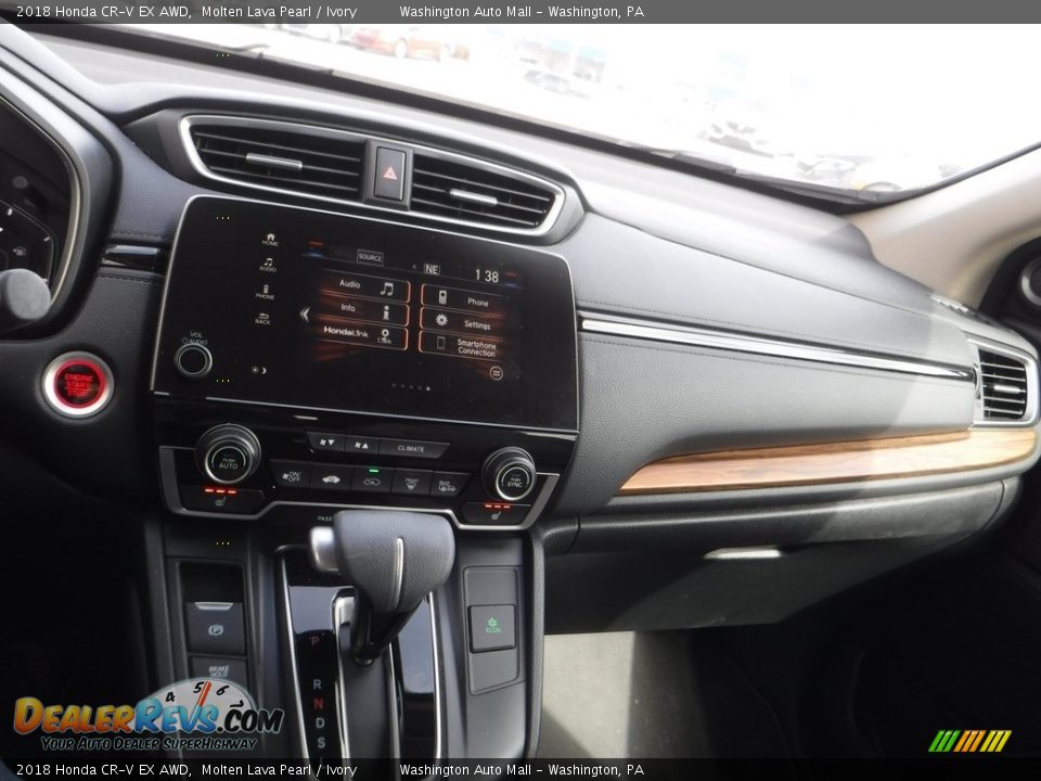 2018 Honda CR-V EX AWD Molten Lava Pearl / Ivory Photo #21