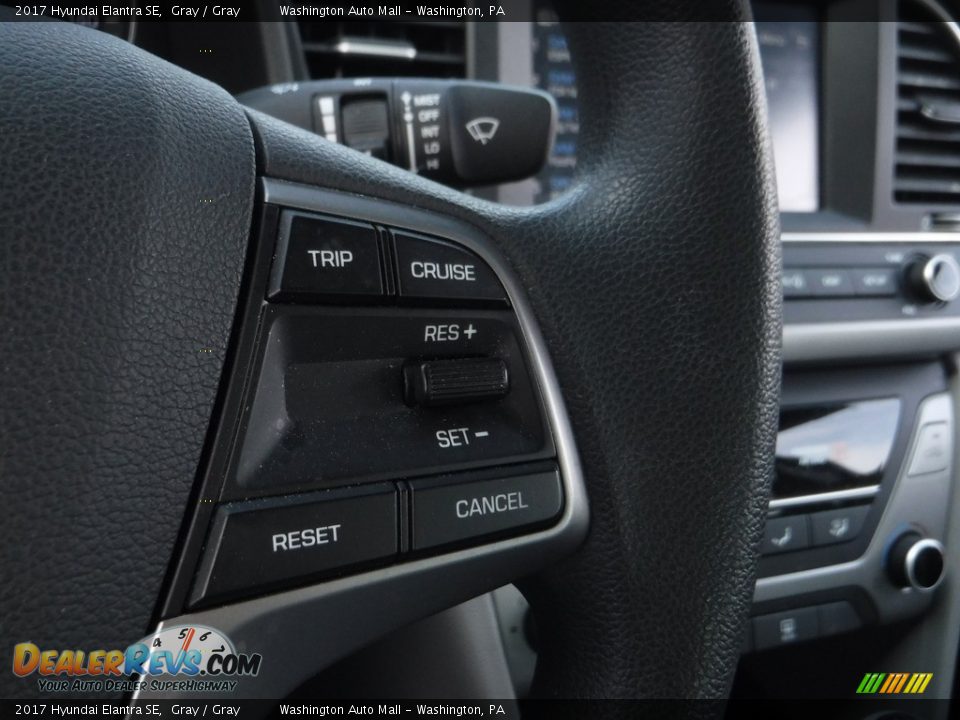 2017 Hyundai Elantra SE Gray / Gray Photo #21