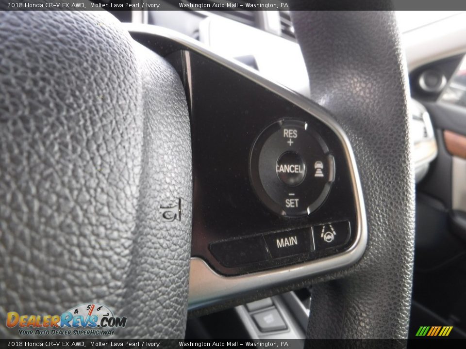 2018 Honda CR-V EX AWD Molten Lava Pearl / Ivory Photo #24