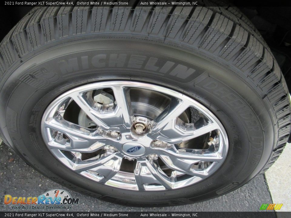 2021 Ford Ranger XLT SuperCrew 4x4 Oxford White / Medium Stone Photo #3