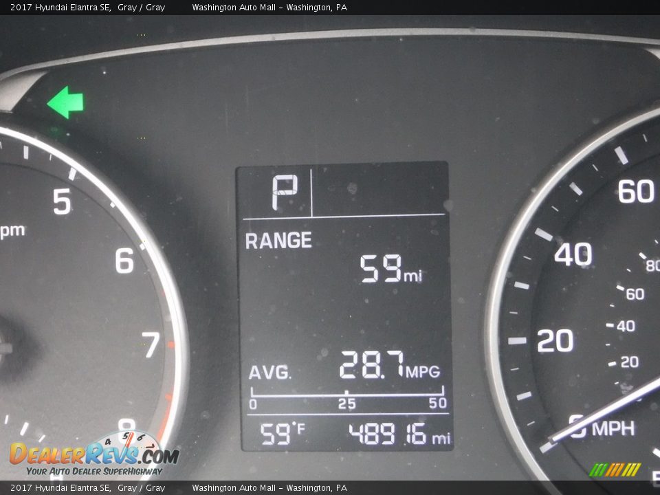 2017 Hyundai Elantra SE Gray / Gray Photo #28