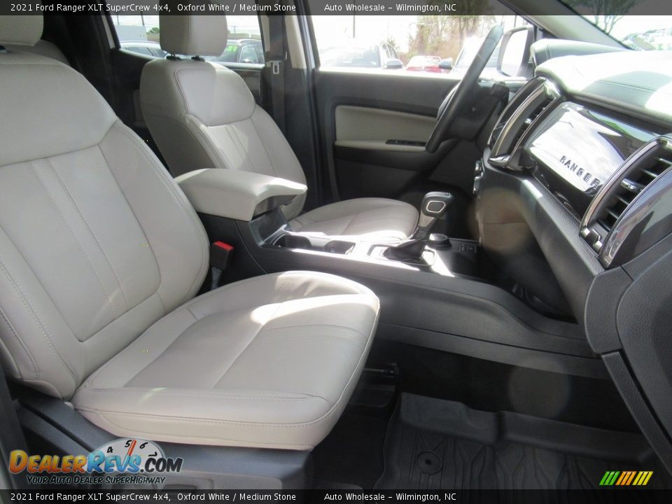 2021 Ford Ranger XLT SuperCrew 4x4 Oxford White / Medium Stone Photo #6