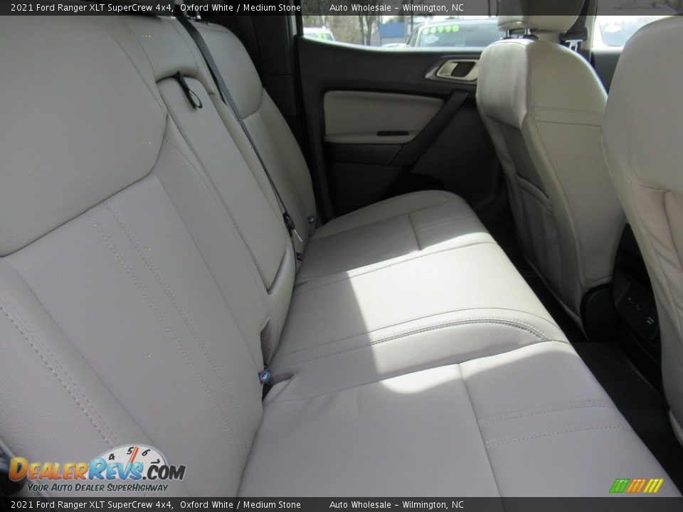 2021 Ford Ranger XLT SuperCrew 4x4 Oxford White / Medium Stone Photo #7