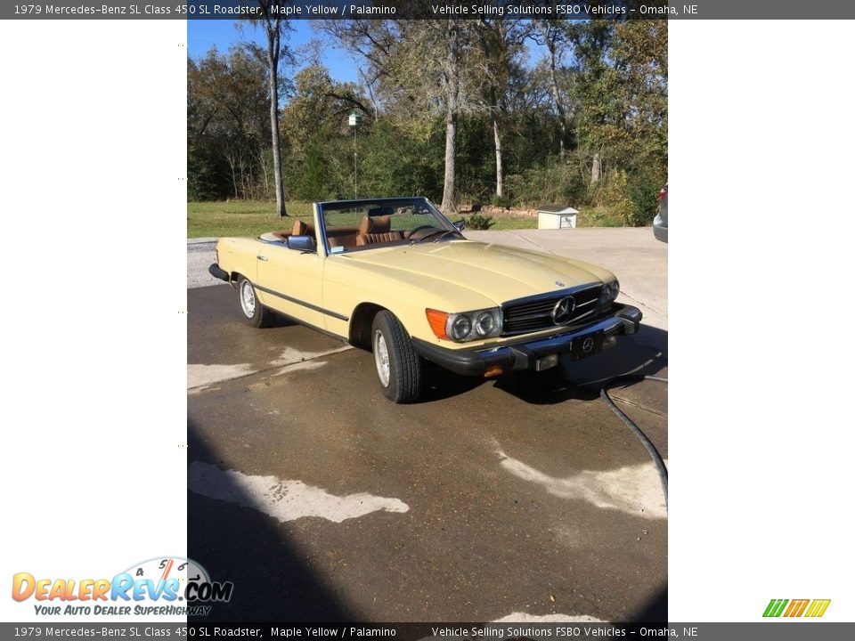 Maple Yellow 1979 Mercedes-Benz SL Class 450 SL Roadster Photo #10