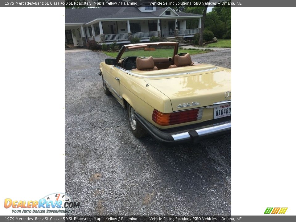 1979 Mercedes-Benz SL Class 450 SL Roadster Maple Yellow / Palamino Photo #12