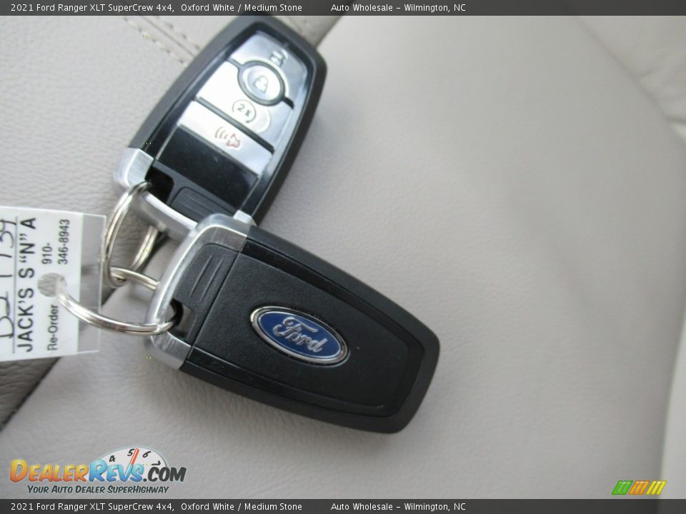 2021 Ford Ranger XLT SuperCrew 4x4 Oxford White / Medium Stone Photo #20