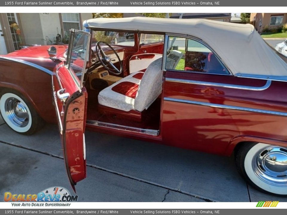 Front Seat of 1955 Ford Fairlane Sunliner Convertible Photo #4