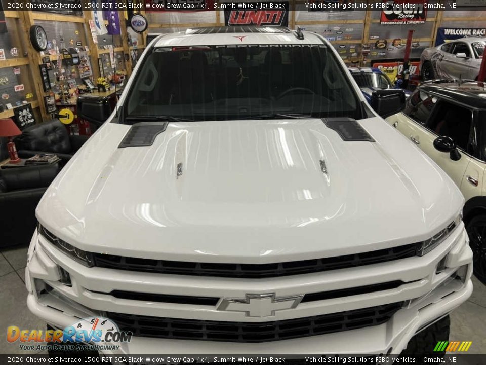 Summit White 2020 Chevrolet Silverado 1500 RST SCA Black Widow Crew Cab 4x4 Photo #2