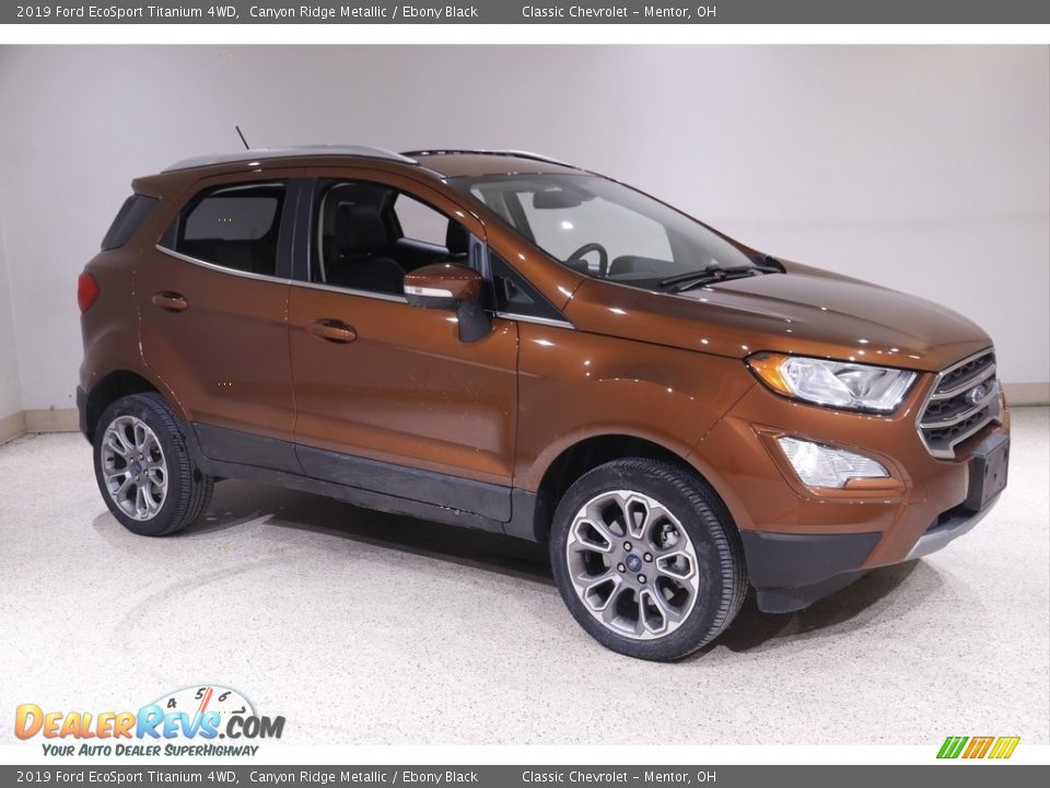 2019 Ford EcoSport Titanium 4WD Canyon Ridge Metallic / Ebony Black Photo #1