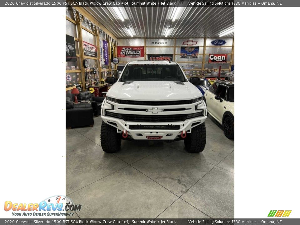 Summit White 2020 Chevrolet Silverado 1500 RST SCA Black Widow Crew Cab 4x4 Photo #7