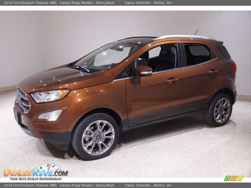 2019 Ford EcoSport Titanium 4WD Canyon Ridge Metallic / Ebony Black Photo #3