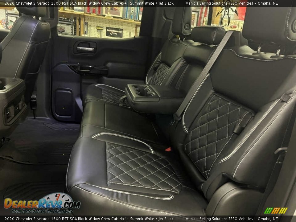 Rear Seat of 2020 Chevrolet Silverado 1500 RST SCA Black Widow Crew Cab 4x4 Photo #11