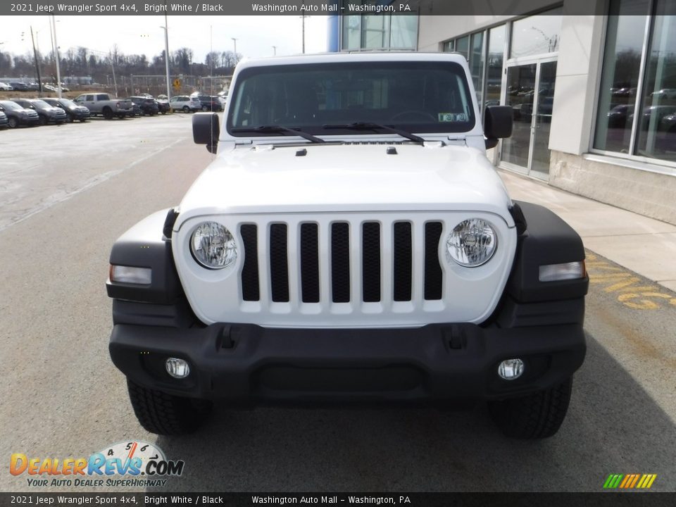 2021 Jeep Wrangler Sport 4x4 Bright White / Black Photo #4