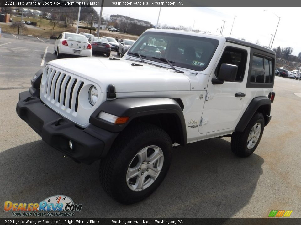 2021 Jeep Wrangler Sport 4x4 Bright White / Black Photo #5