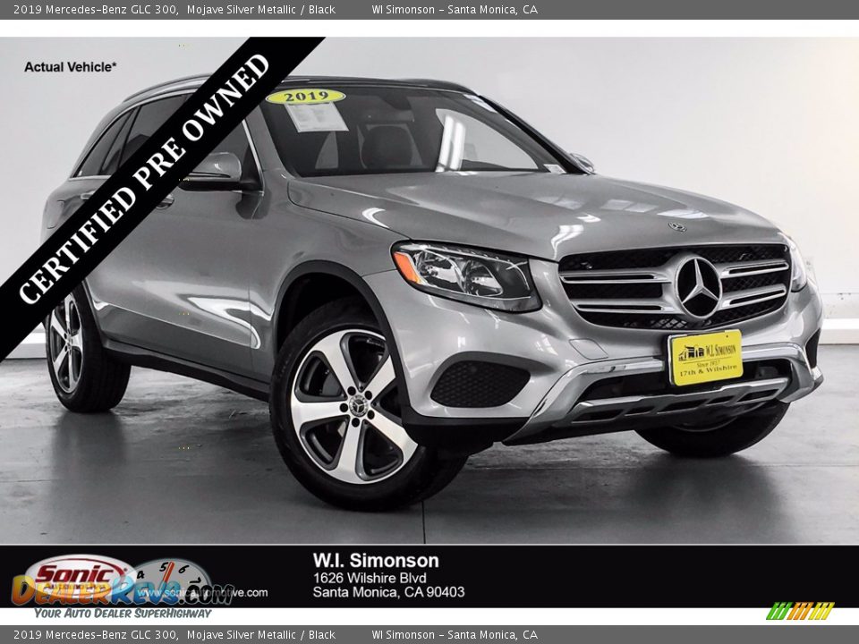 2019 Mercedes-Benz GLC 300 Mojave Silver Metallic / Black Photo #1