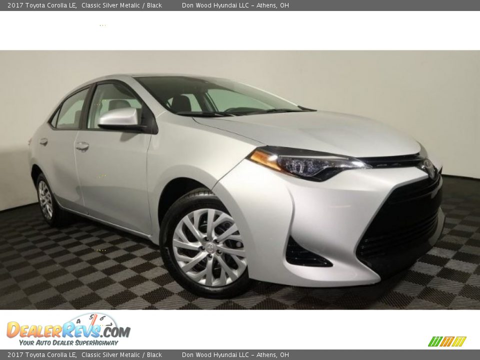 2017 Toyota Corolla LE Classic Silver Metalic / Black Photo #14