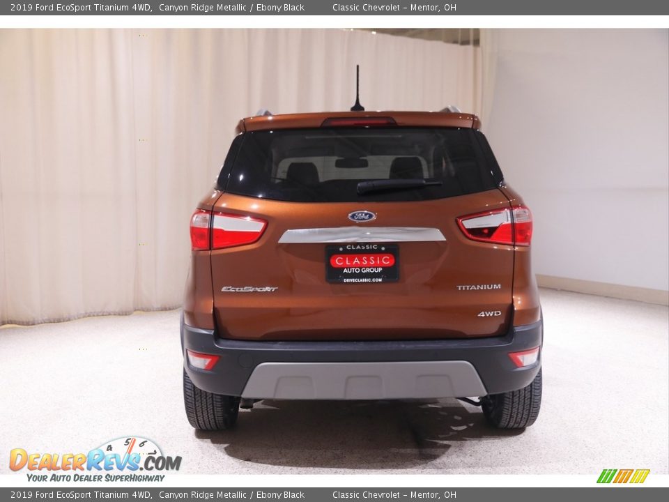 2019 Ford EcoSport Titanium 4WD Canyon Ridge Metallic / Ebony Black Photo #18