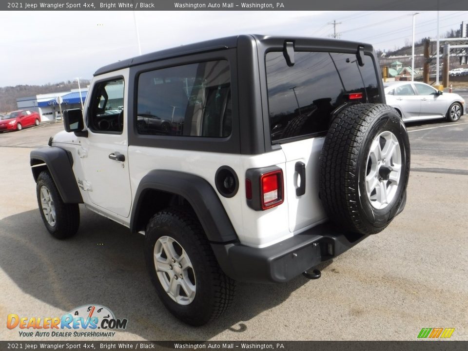 2021 Jeep Wrangler Sport 4x4 Bright White / Black Photo #8