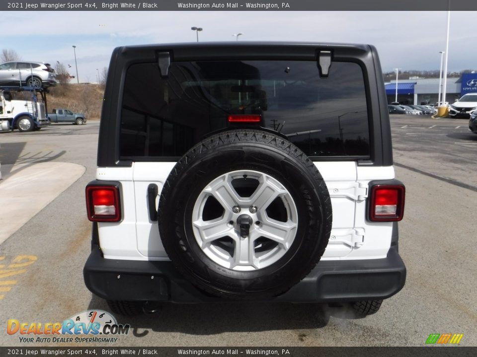 2021 Jeep Wrangler Sport 4x4 Bright White / Black Photo #9