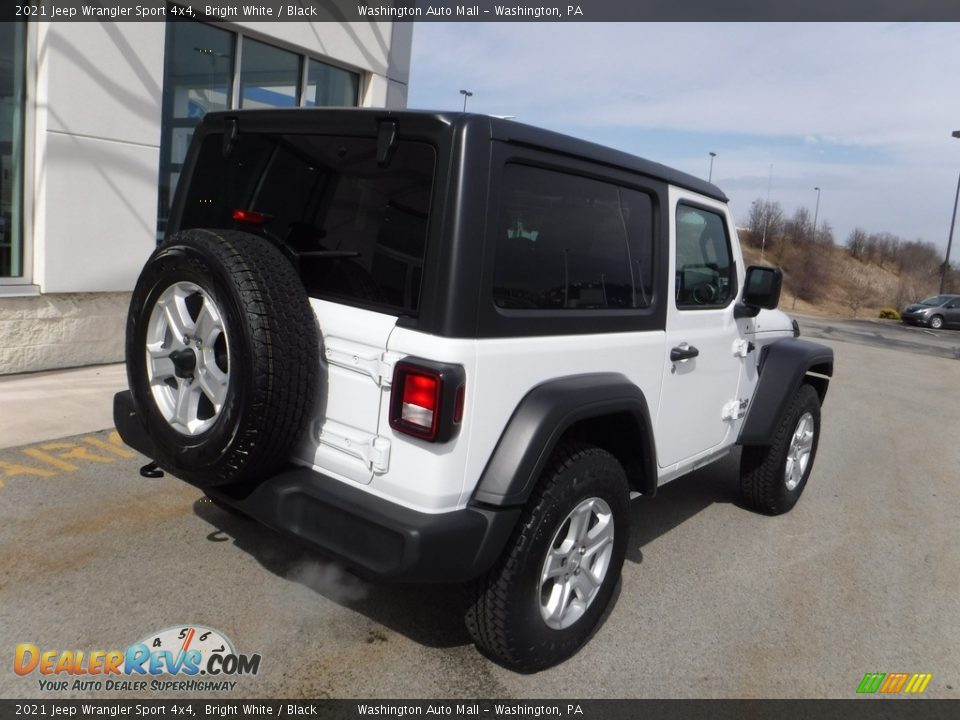 2021 Jeep Wrangler Sport 4x4 Bright White / Black Photo #10