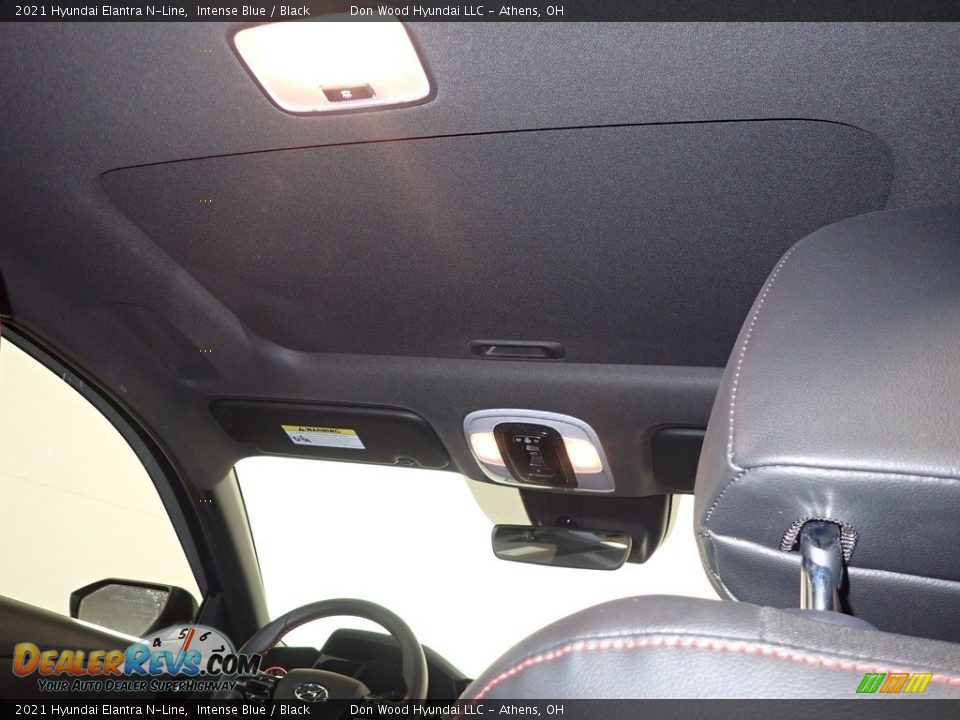 2021 Hyundai Elantra N-Line Intense Blue / Black Photo #2