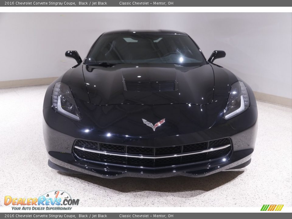 2016 Chevrolet Corvette Stingray Coupe Black / Jet Black Photo #2