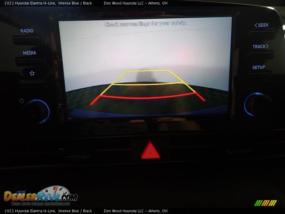 2021 Hyundai Elantra N-Line Intense Blue / Black Photo #4