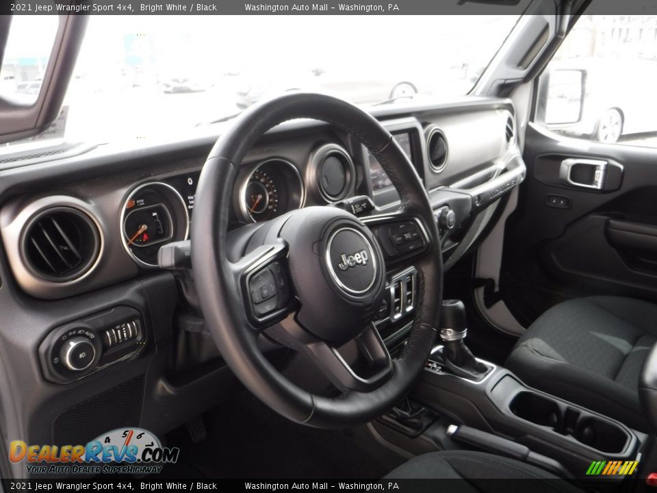 2021 Jeep Wrangler Sport 4x4 Bright White / Black Photo #13