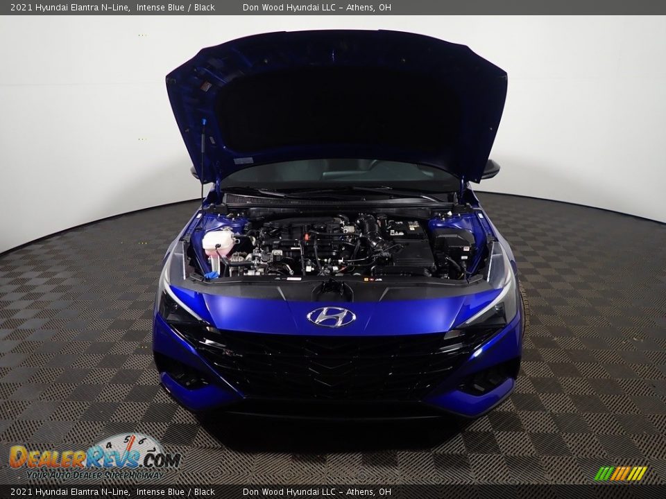 2021 Hyundai Elantra N-Line Intense Blue / Black Photo #8