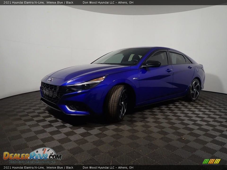 2021 Hyundai Elantra N-Line Intense Blue / Black Photo #10