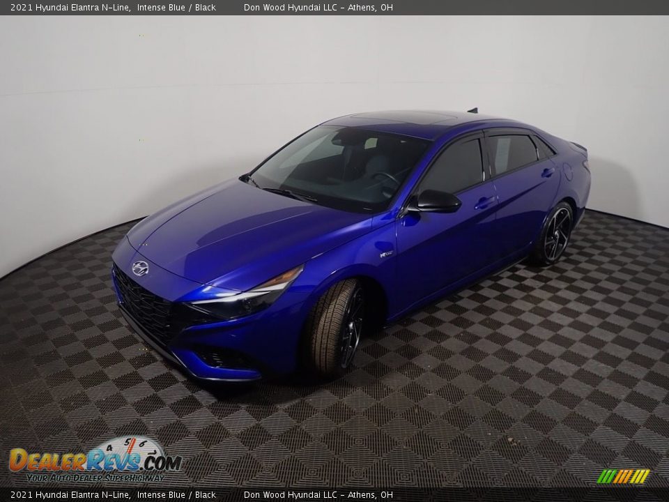 2021 Hyundai Elantra N-Line Intense Blue / Black Photo #11