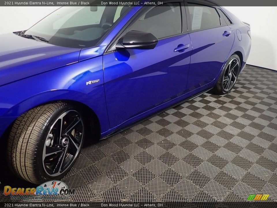 2021 Hyundai Elantra N-Line Intense Blue / Black Photo #12