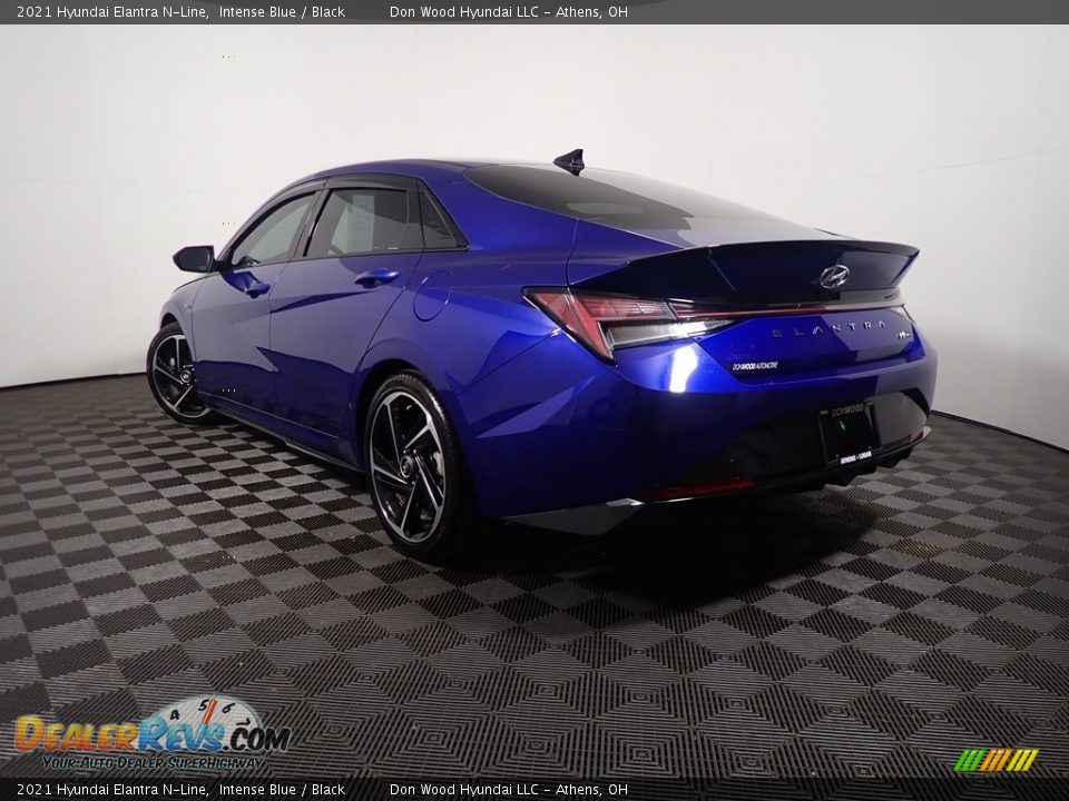 2021 Hyundai Elantra N-Line Intense Blue / Black Photo #13