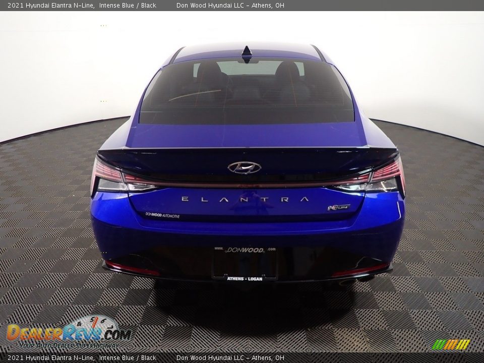 2021 Hyundai Elantra N-Line Intense Blue / Black Photo #15