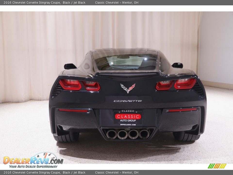 2016 Chevrolet Corvette Stingray Coupe Black / Jet Black Photo #19