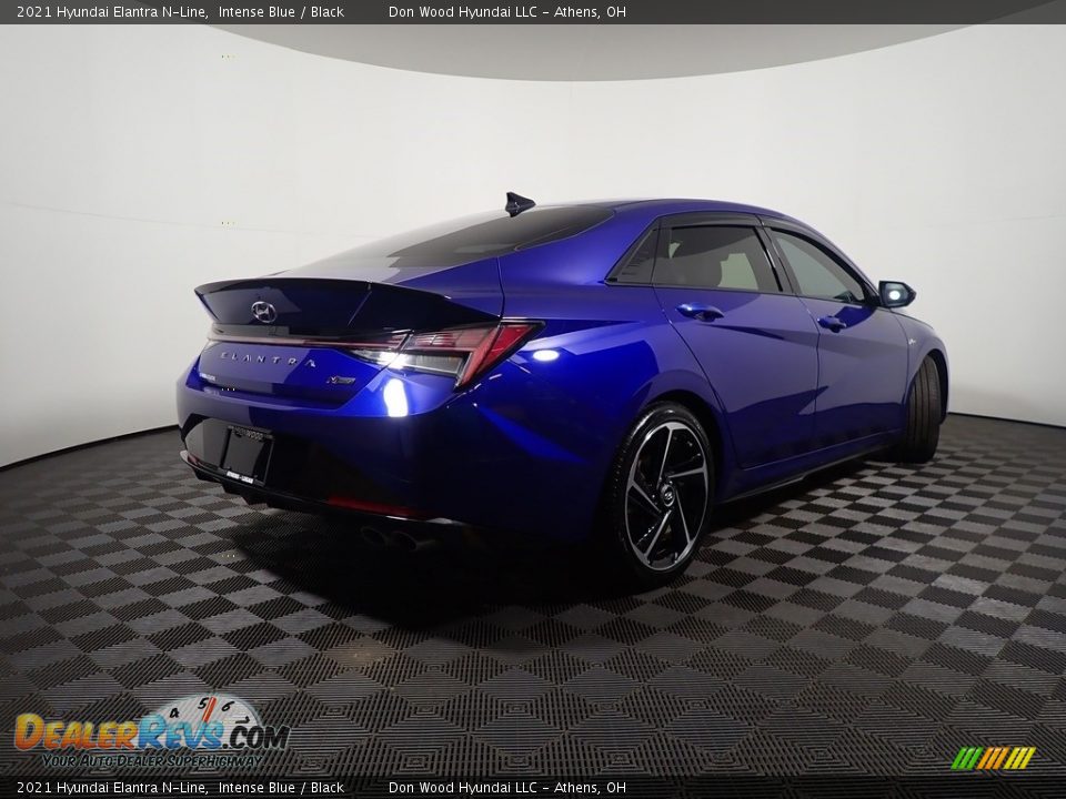 2021 Hyundai Elantra N-Line Intense Blue / Black Photo #18