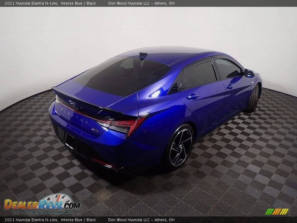 2021 Hyundai Elantra N-Line Intense Blue / Black Photo #19